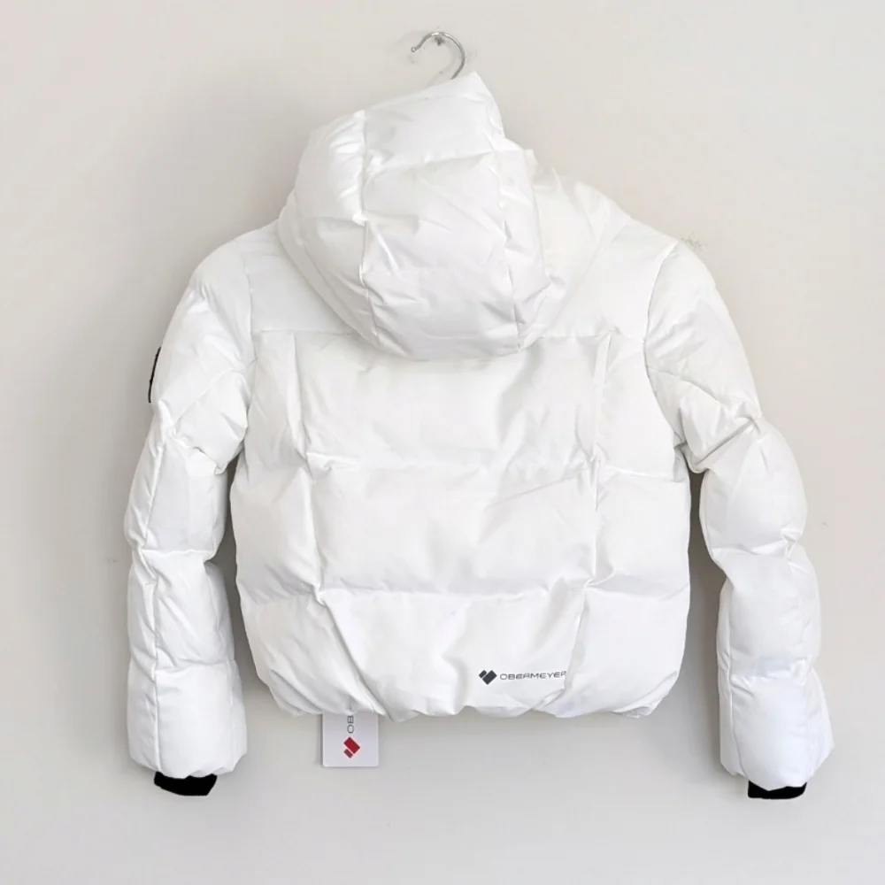 NWT OBERMEYER Teen Girls' Isla Jacket XS (6-7) White‎ Skiing Slope